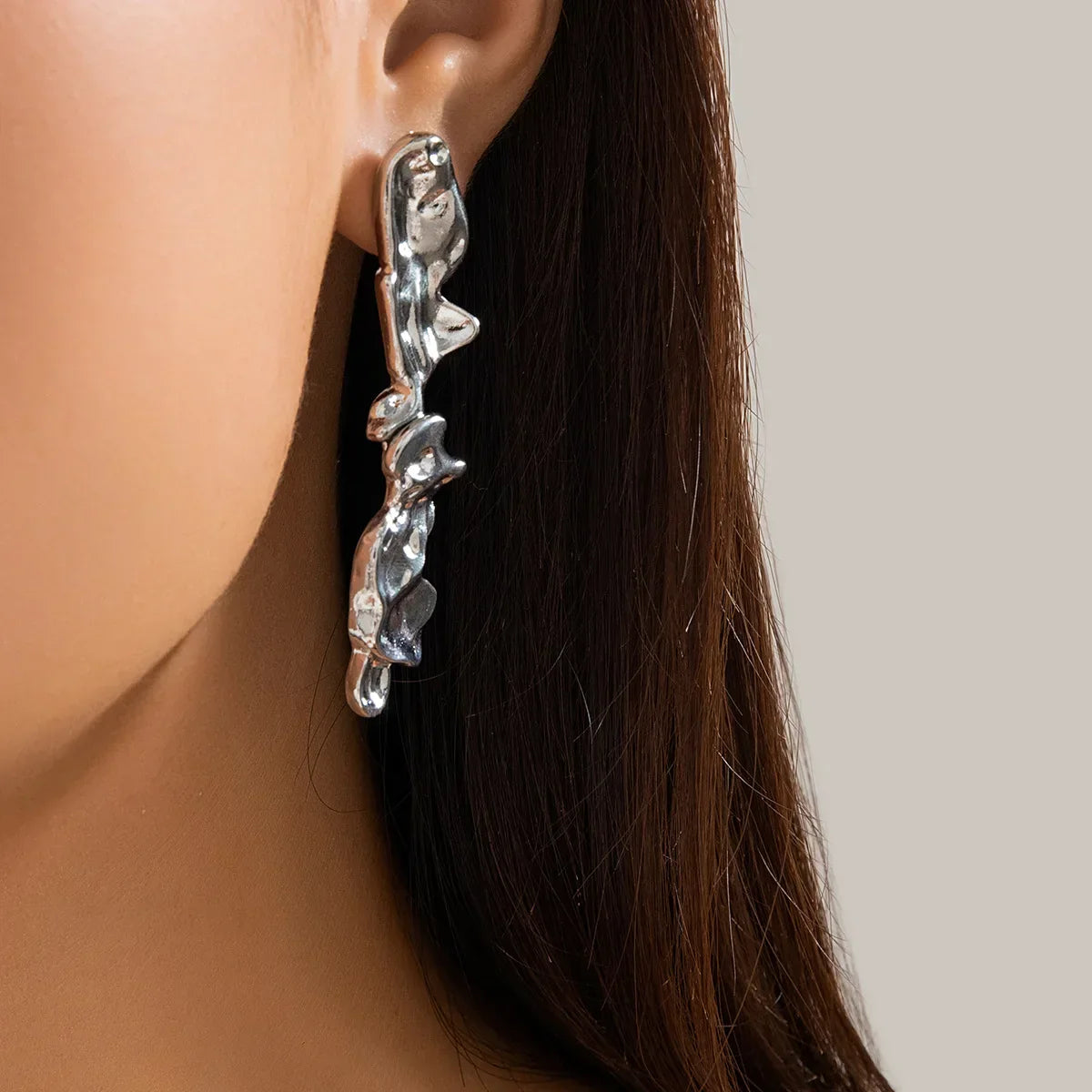 Molten Elegance Abstract Jewelry Set