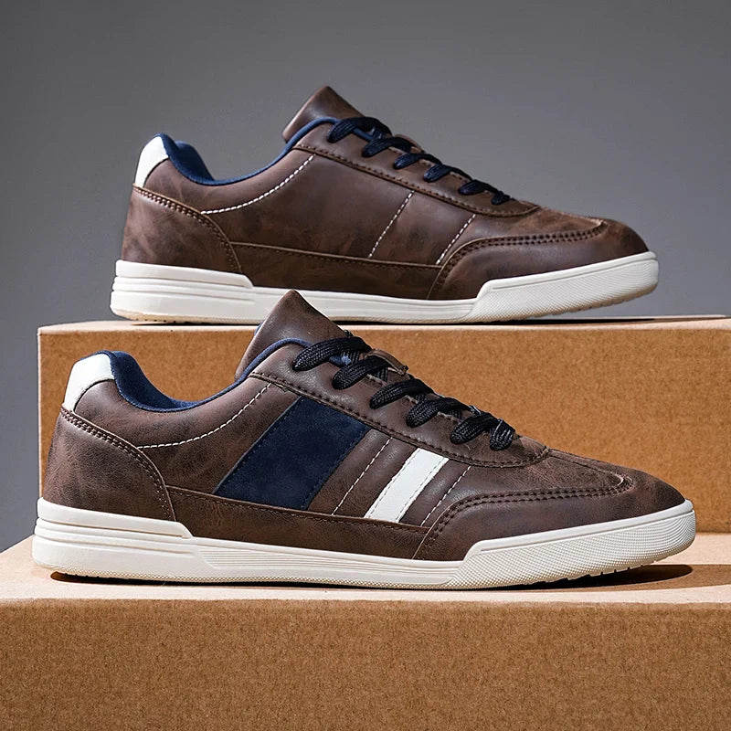 Titan Stratos Leather Street Sneakers