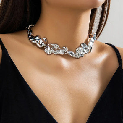 Molten Elegance Abstract Jewelry Set