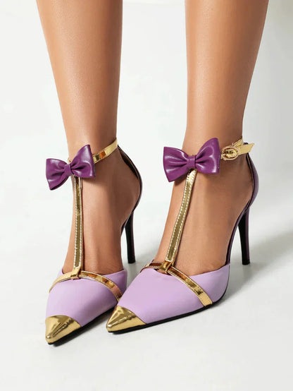 Radiant T-Strap High Heels