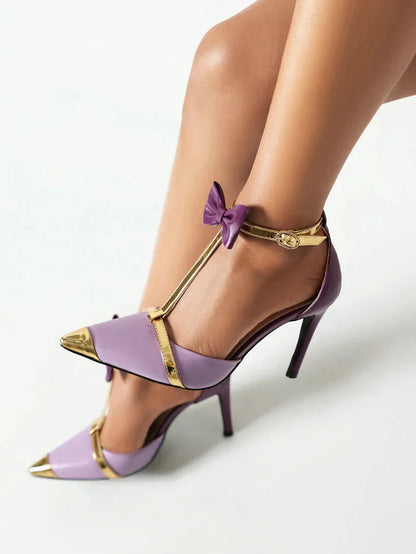 Radiant T-Strap High Heels