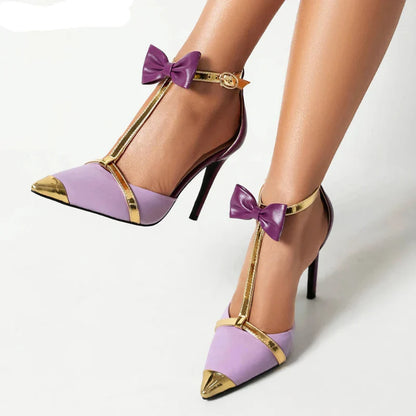 Radiant T-Strap High Heels