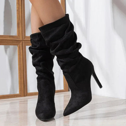 Pleated Heels