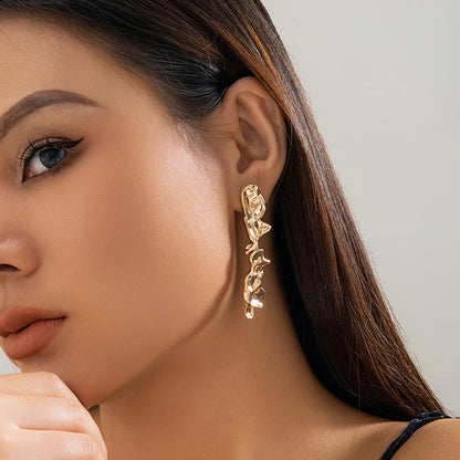 Molten Elegance Abstract Jewelry Set