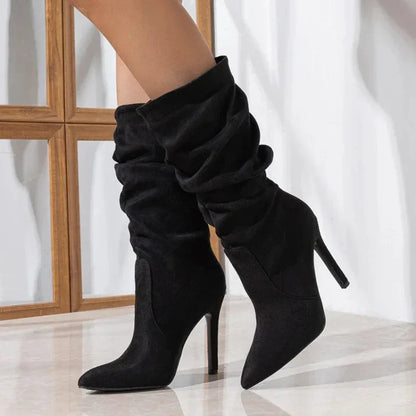 Pleated Heels