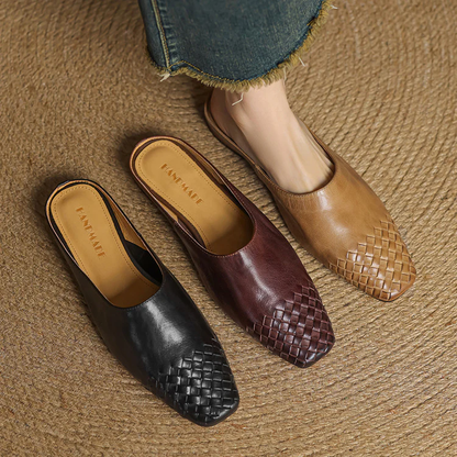Genuine Leather Mules