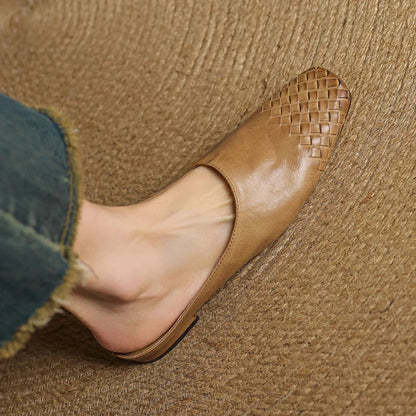 Genuine Leather Mules