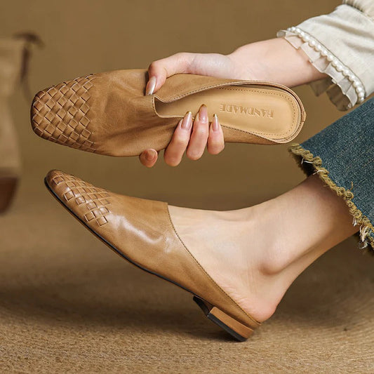 Genuine Leather Mules