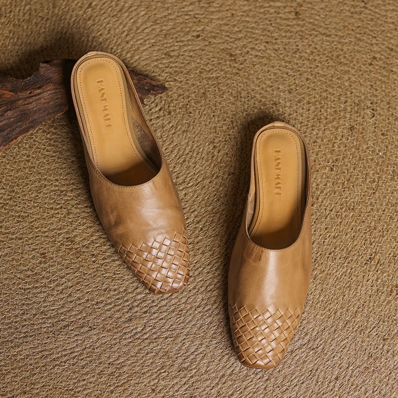 Genuine Leather Mules
