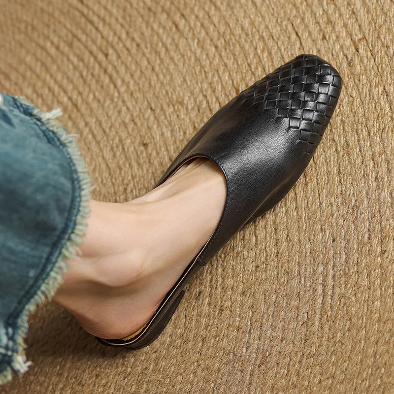 Genuine Leather Mules
