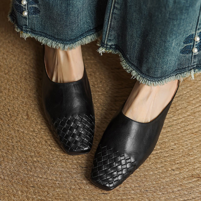 Genuine Leather Mules